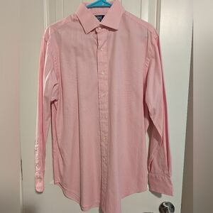 Men's Polo By Ralph Lauren Pink Dress Shirt